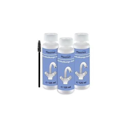 Entkalkungsgel mit Bürste, 3er Set, mit frischem Zitrusduft