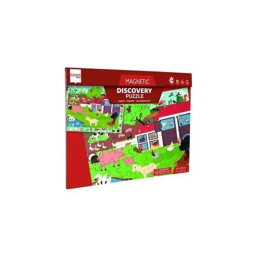 Magnetpuzzle Bauernhof gross