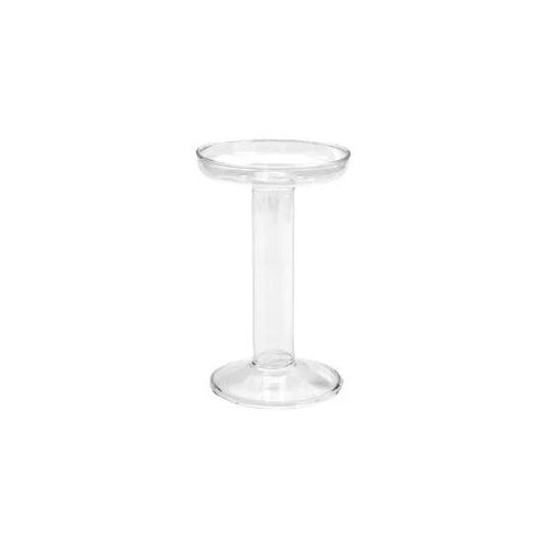 Glas Kerzenhalter, 8,5x8,5x15cm, für Kerzen Ø 7cm