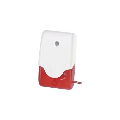ABUS SG1681 Alarm-Sirene mit Blitzleuchte 100 dB Rot Innenbereich, Außenbereich 12 V/DC