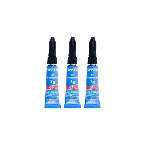 Stylex Sekundenkleber Gel, 2 Tuben à 3g