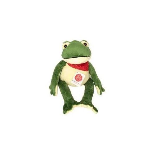 Teddy Hermann 92021 - Frosch, Schlenkerfrosch, Plüsch, 28 cm