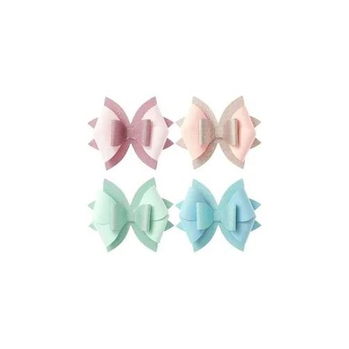 Papierschleifen, La Vie en Rose , 4 Stk, 11,5 x 10 cm, ca. 200 g/m2