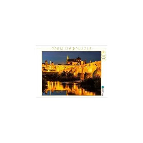 CALVENDO Puzzle Puente Romano mit Blick auf die Mezquita-Kathedrale in Córdoba, Spanien 1000 Teile Lege-Größe 64x48cm Foto-Puzzle für glückliche Stunden