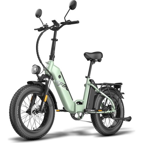 FAFREES FF20 Polar E-Bike - Akkus 48V13.4AH*2 20 Zoll Mechanische Bremsen - Grün