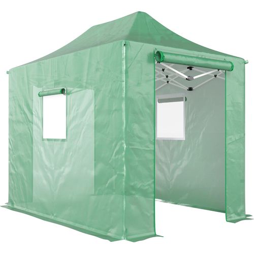 Faltbares Pop-Up-Gewächshaus, 295 x 200 x 270 cm, UV-geschützt