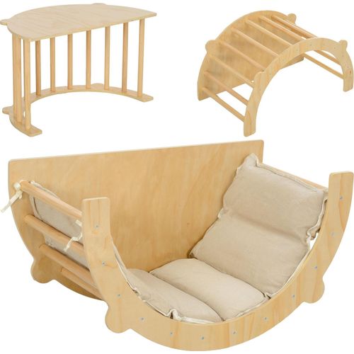 3-in-1 Kletterbogen, Wippe, Leiter für Kinder von 18-48 Monaten