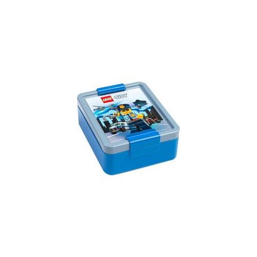 LEGO Lunch Box City, Lunch-Box blau/silber