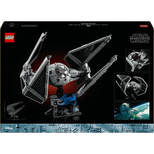 LEGO Star Wars TIE-Abfangjäger, kreatives Bauset aus der Ultimate Collector Series für Erwachsene, Modell eines Sternjägers aus LEGO Steinen, Geschenk für Fans, Sammlerstück, UCS-Set 75382
