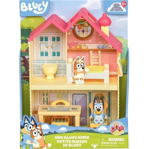 Moose Toys Bluey Mini Playhouse with Furniture and Figure
