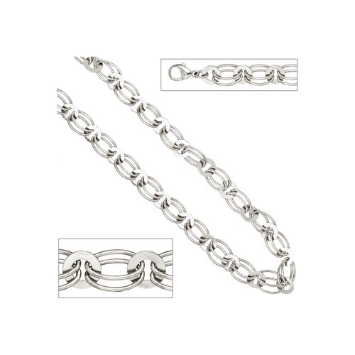 Statementkette JOBO "Kette Statement", silber 925, Halsketten, Damen, Silber 925 (Sterlingsilber), L: 45, Statementkette, 925 Silber 45 cm