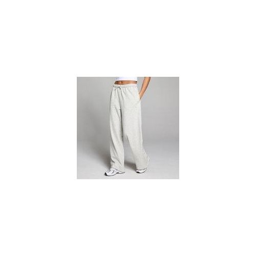 MP Damen Lightweight Loopback Straight Leg Jogginghose - Grau Meliert - S