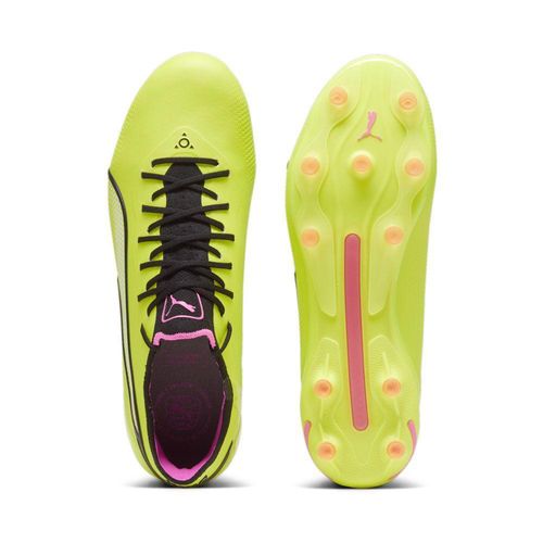 PUMA Fußball - Schuhe - Nocken King Ultimate FG/AG Phenomenal gelbschwarzpink 46,5