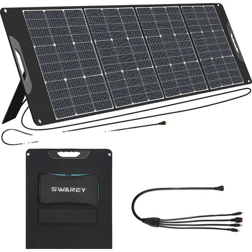 Faltbares Solarpanel, 200W Leistung, 18V DC-Ausgang, 18W Type-C PD, effiziente Energieumwandlung, tragbares Design