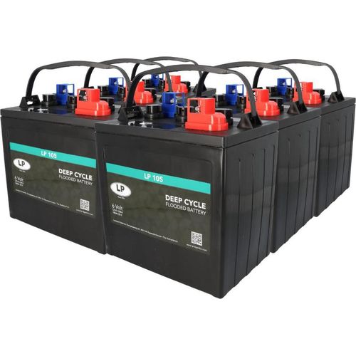 Batterie-Satz 36V 225Ah passend für Golfcar Golf Cart Elektro-Fahrzeug