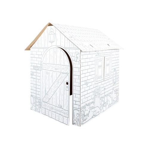 Small Foot - Cardboard Playhouse Farm 87x71x88cm