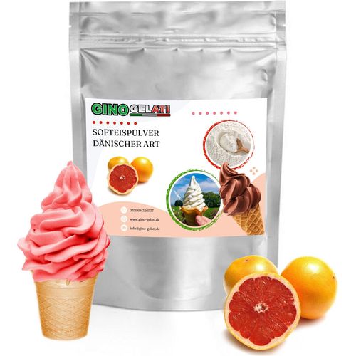 Grapefruit Dänisches Softeis Pulver 10 kg