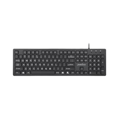 Perixx PERIBOARD-117 P DE B PS2 Tastatur Deutsch, QWERTZ Schwarz (12283)