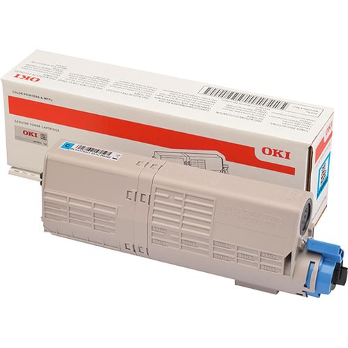Toner-Kit OKI 46490607 cyan Packung mit 6 Stück