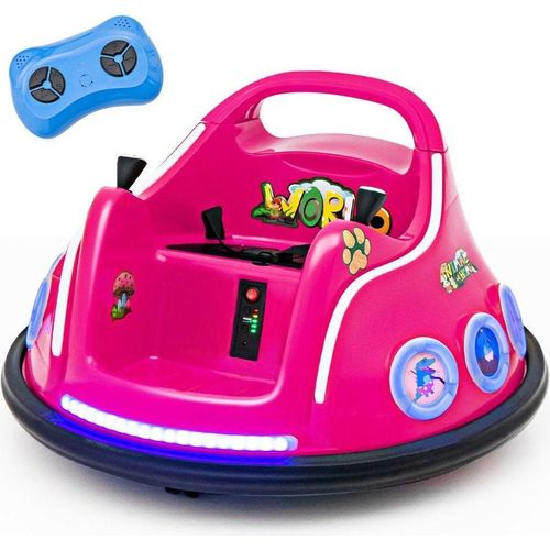 12-V-Autoscooter für Kinder, 360°-Drehung, Musik und Fernbedienung