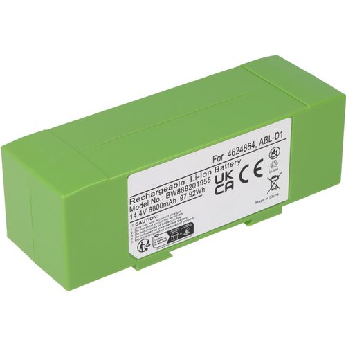 Haushaltsroboter-Akku als Ersatz für iRobot ABL-D2, ABL-D1, 4624864 - 6800mAh 14,4V Li-Ion