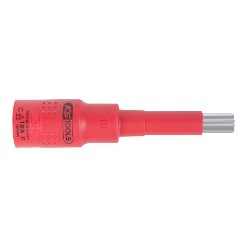 KS Tools 3/8" Isolierte Bit-Stecknuss Vielzahn, M10, isoliert (118.3894)