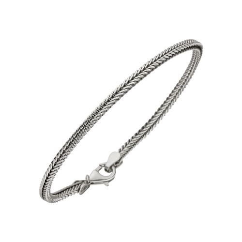 Silberarmband JOBO, silber (silber 925), Armbänder, Damen, 19cm, Silber 925 (Sterlingsilber), Silberarmband, Fuchsschwanzarmband 925 Silber 19 cm