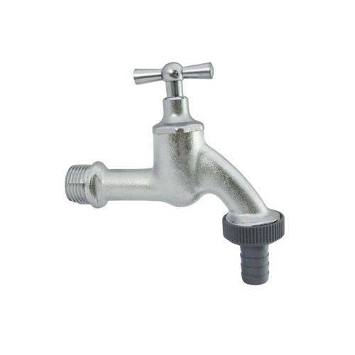 AquaCraft Auslaufventil 1/2 Zoll mit Knebelgriff 1001000115 matt verchromt