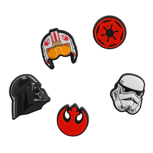 Schuhanstecker CROCS "Jibbitz™ Star Wars", Kinder, bunt, PVC, Schuhzubehör Schuhanstecker, Star Wars Motive zum Anstecken