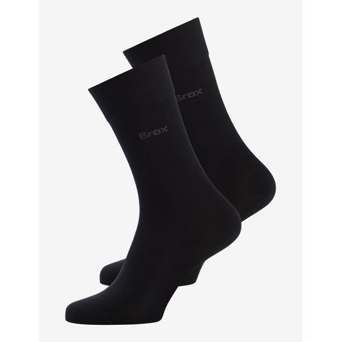 Brax Heren Sokken Style 2-PACK HERENSOKKEN black, zwart,