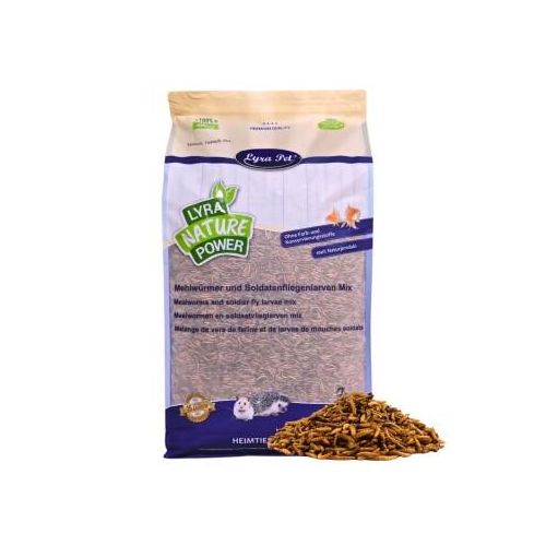 Lyra Pet Mehlwürmer-/Soldatenfliegenlarven-Mix 5 kg