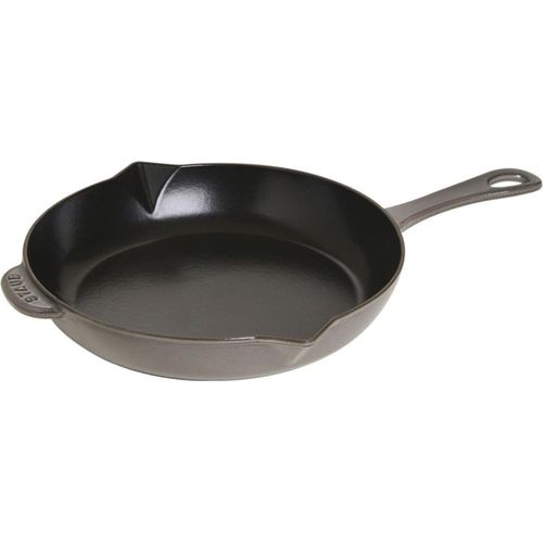Staub Kochgeschirr Bratpfanne Pfanne rund Graphitgrau 26 cm