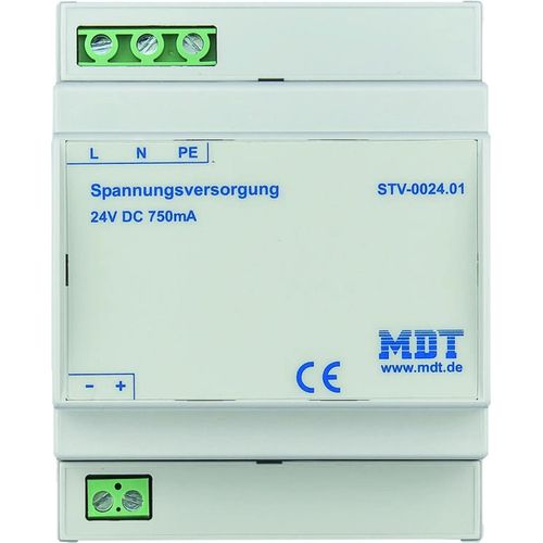 MDT Spannungsversorgung, 4TE, REG, 750 mA, 24 V DC SELV