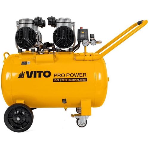 Ölfreier Schalldruckkompressor 100 Liter 8 Bar 4PS 3KW 115 Psi VITO