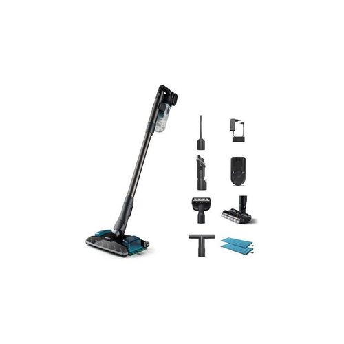 Philips Handstaubsauger 8000 Series XC8055 - vacuum cleaner - cordless - stick/handheld - deep petrol
