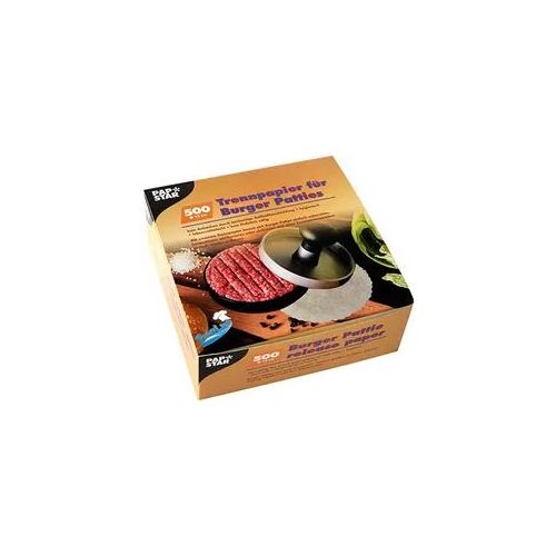 PAPSTAR Trennpapiere für Burger Patties Ø 13 cm weiß 8000 Stück