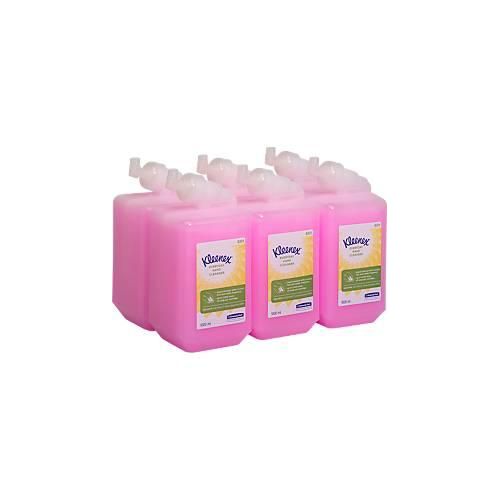 Kleenex® Waschlotion 6331, parfümiert, täglicher Gebrauch, 6 Flaschen, pink
