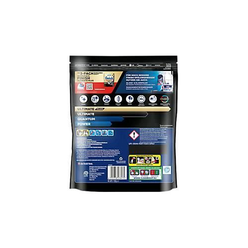 Spülmaschinentabs Finish Ultimate Plus, mit Glasschutz, Silberschutz & Klarspül-/Salzfunktion, 46 Stück in Standbodenbeutel