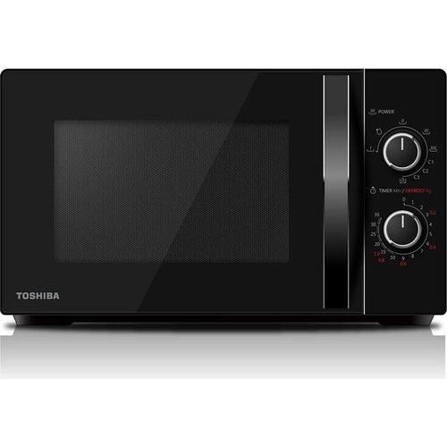 Toshiba MW-MG20P Flache Kombi-Mikrowelle, 20 l, 800 W, schwarz