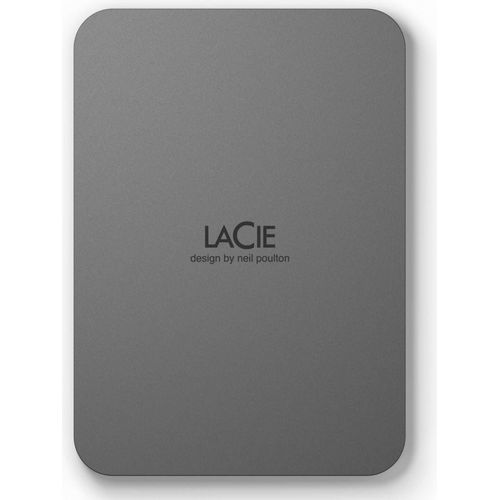 LaCie Mobile Drive Secure, 2 TB, 3.2 Gen 1 (3.1 Gen 1), Grau