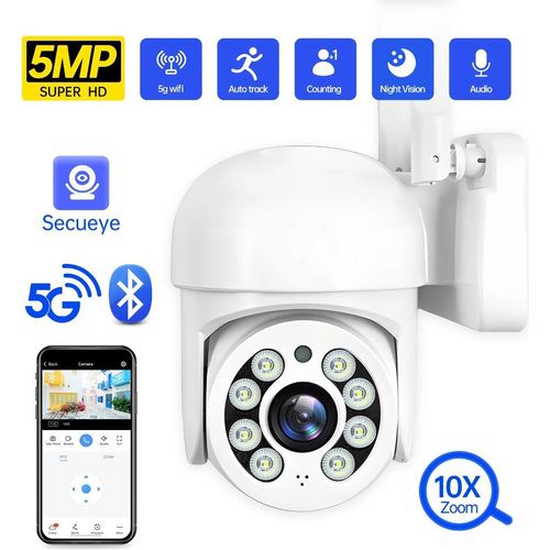 INF 4MP Kleine Ball PTZ Überwachungskamera - ICSee App Außenbereich 128