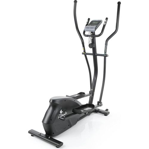 FitEngine Crosstrainer Heimtrainer Fitness Ellipsentrainer Stepper 10 Schwierigkeitsstufen Ergometer Sport Beintrainer Display Pulssensoren bis 150 kg