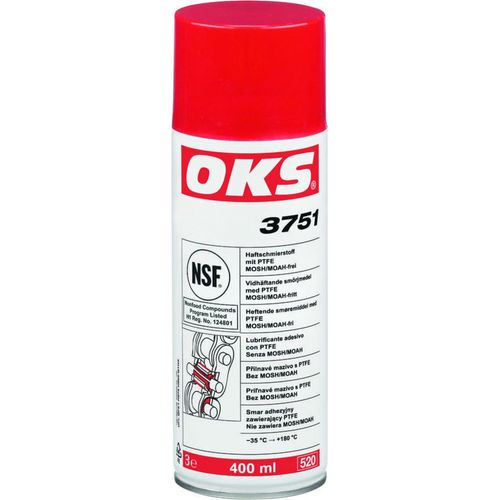 OKS Haftschmierstoff 3751 mit PTFE NSF-H1 weißlich Spray 400ml 12 Stk