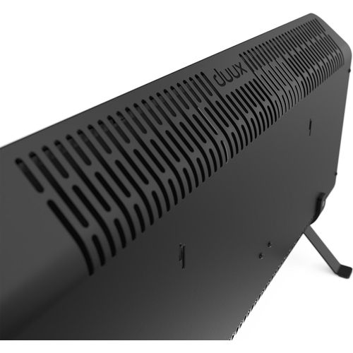 Duux Edge Konvektorheizung 2000W Grau - Elektroheizung - Innovativer Konvektor mit Zeitplänen - Hocheffizientes Heizgerät für Räume bis zu 30m² - Konvektor Badezimmer