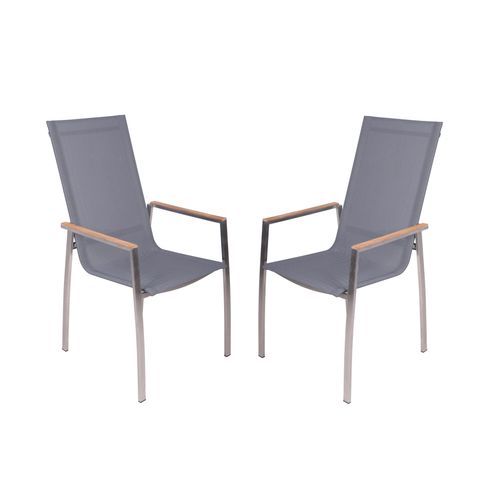 Stapelstuhl PAVIA, 2er Set
