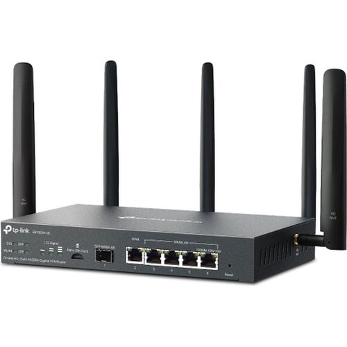 TP-Link Omada ER706W-4G Router WiFi 6 Doble Banda AX3000 MU-MIMO OpenVPN 4G/LTE