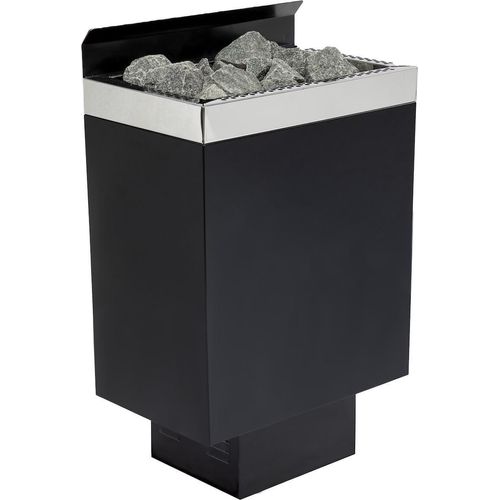 Infraworld Sparta Wall finnischer Saunaofen 8 kW schwarz inkl. Saunasteine