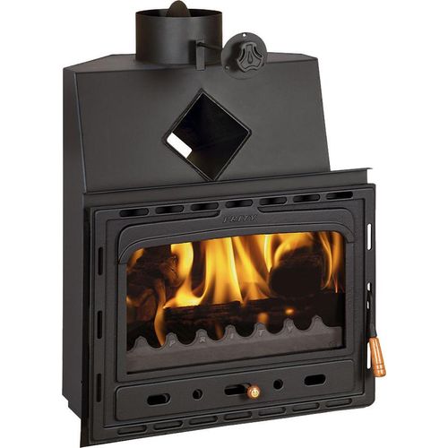 Kamineinsatz PRITY AC | 14 kW | A+ Effizienz | Ø200 mm | Gusseisentür | Kompakt & Effizient