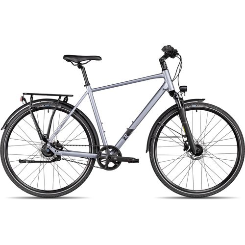2R Manufaktur TRX TWO ausgewogenes Herren-Citybike für den Alltag 28 Zoll Silber 51 cm