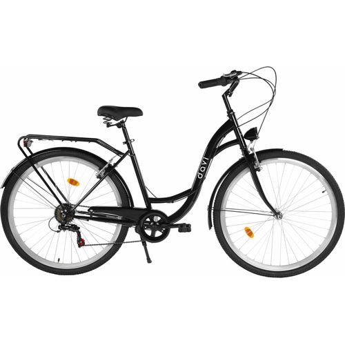 Herrenfahrrad Dallas Men 28”, für 165–190 cm, 7 Gänge, Schwarz